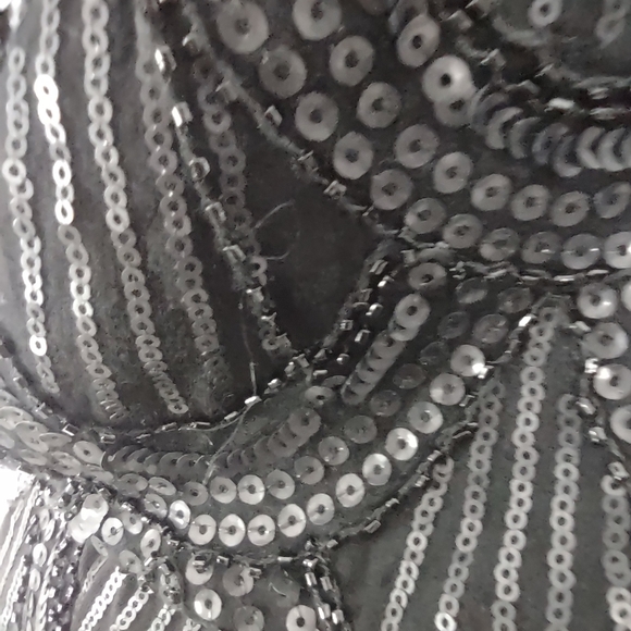 BeJeweled, Sparkle Dressy Short Jumper Black M - Picture 8 of 9